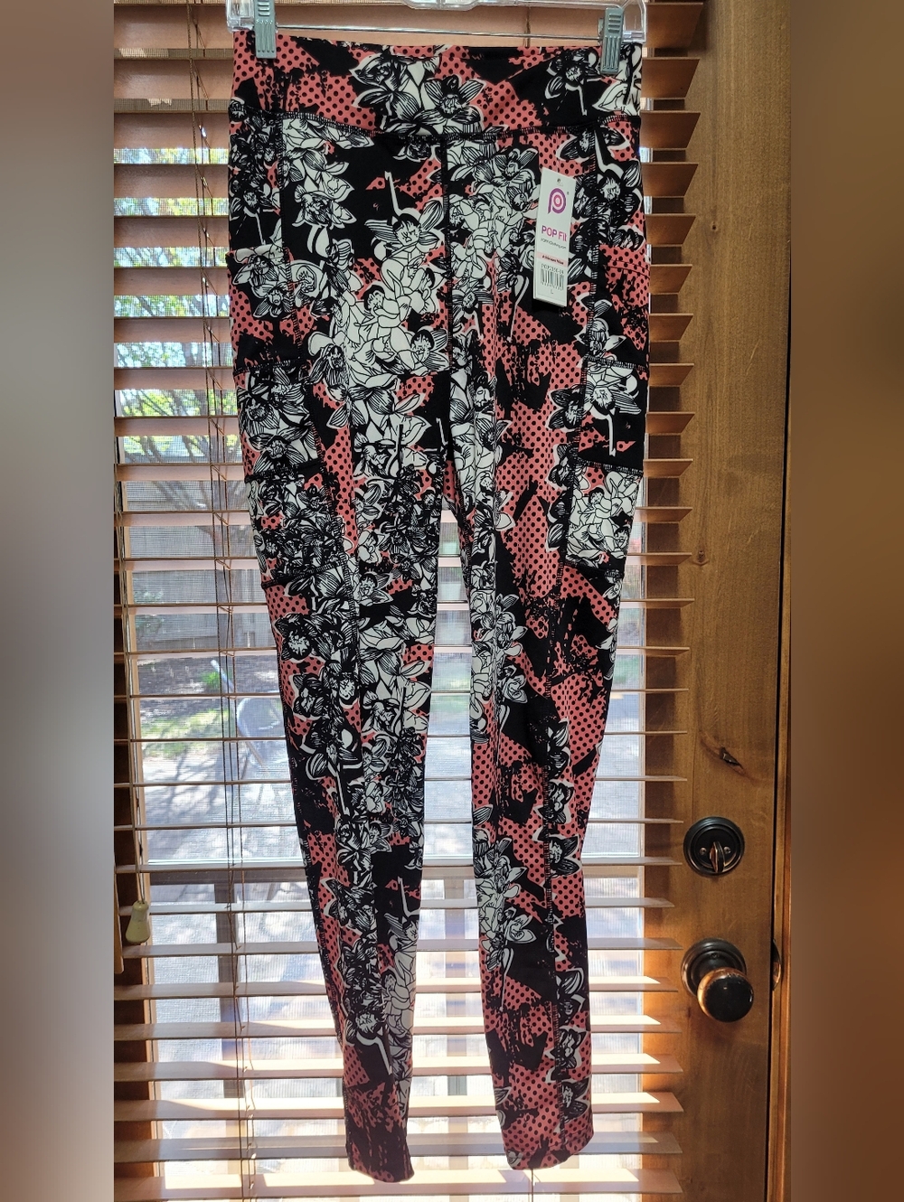 NWT | POP Fit Stella Leggings White/Pink/Black